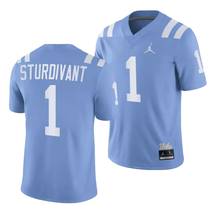 ucla bruins j. michael sturdivant light blue alternate game football jersey scaled