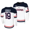 uconn huskies shayne gould 2023 24 college hockey white replica jersey scaled