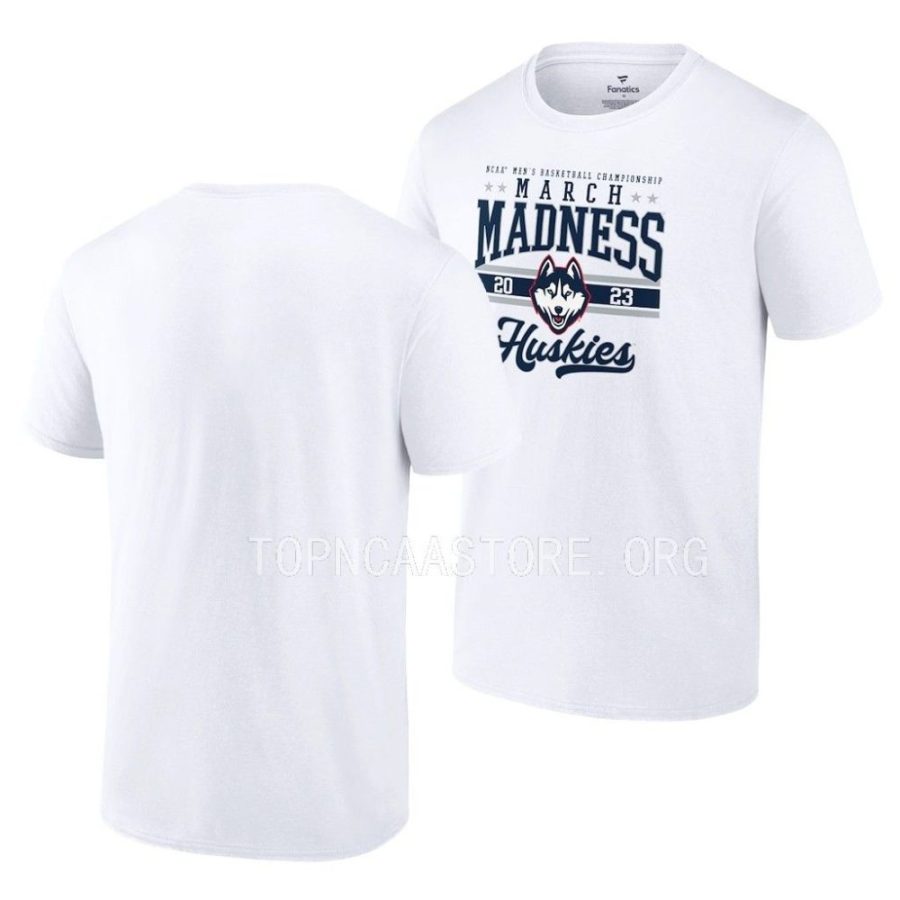 uconn huskies white 2023 ncaa march madness mens basketball tournament men t shirt scaled