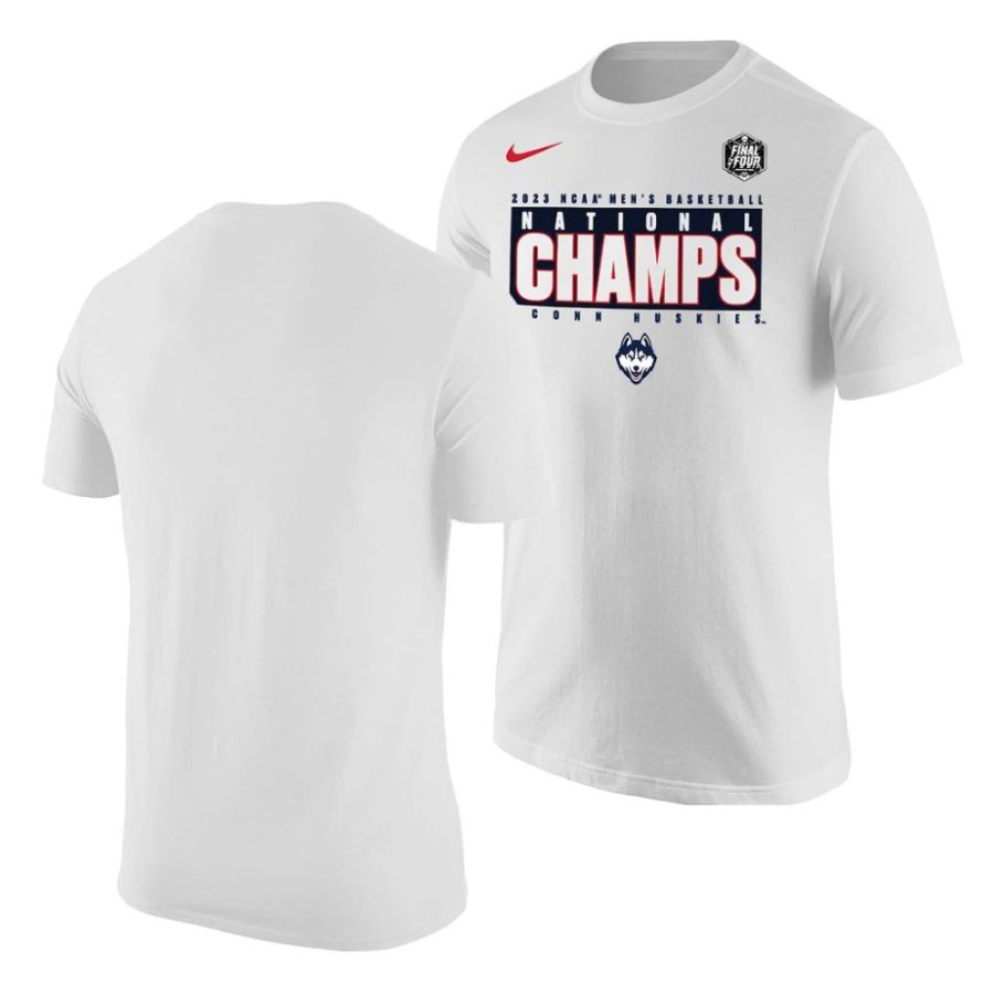 uconn huskies white 2023 ncaa mens basketball national champions pebble men t shirt scaled