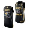 unc basketball brady manek 2022 ncaa march madness golden diamond edition black jersey scaled