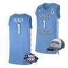 unc carolina basketball leaky black 2022 march madness final four free hat blue jersey scaled
