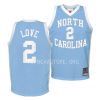 unc tar heels caleb love 2022 23 blue throwback youth jersey scaled