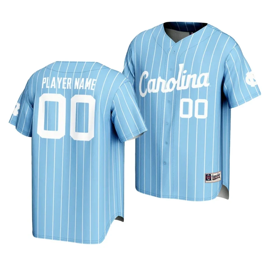 unc tar heels custom blue lightweight baseball youth jersey scaled