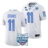 unc tar heels josh downs white 2022 holiday bowl limited football jersey scaled