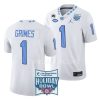 unc tar heels tony grimes white 2022 holiday bowl limited football jersey scaled