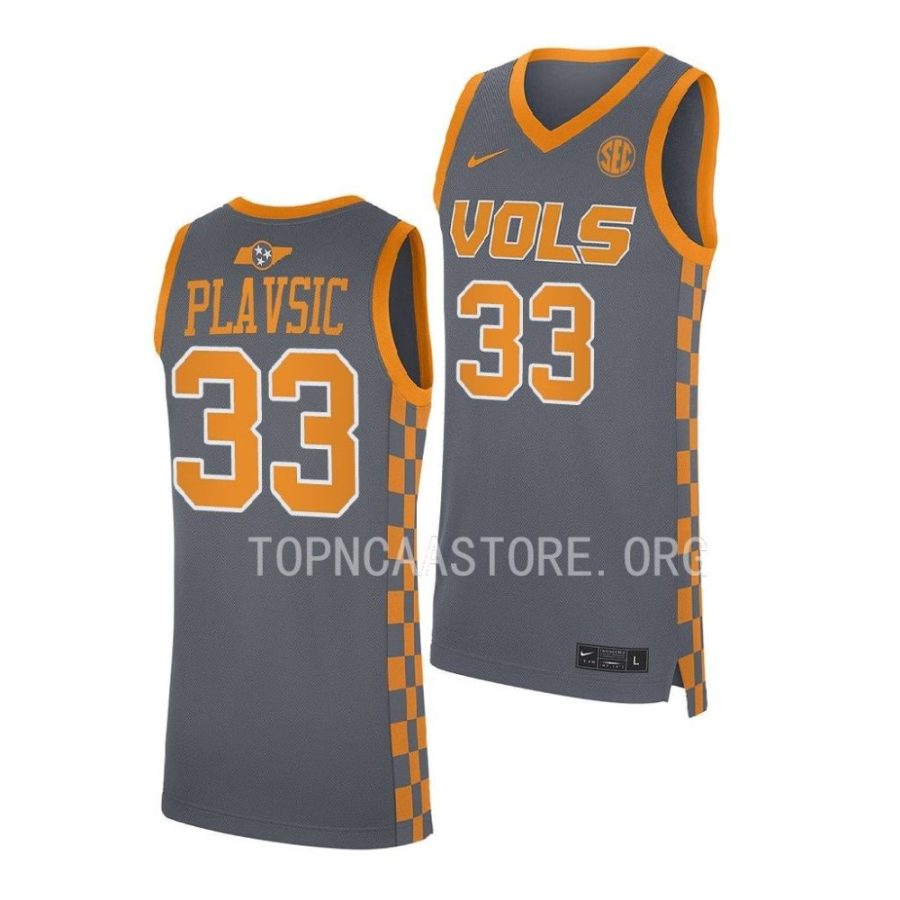 uros plavsic grey ncaa basketball 2022 23replica jersey scaled