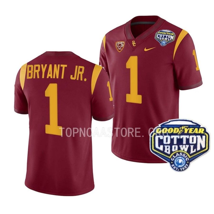 usc trojans gary bryant jr. cardinal 2023 cotton bowl college football jersey scaled