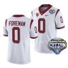 usc trojans korey foreman white 2023 cotton bowl college football jersey scaled