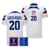 usmnt cameron carter vickers white fifa world cup 2022 kit jersey scaled