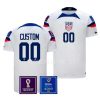 usmnt custom white fifa world cup 2022 kit jersey scaled