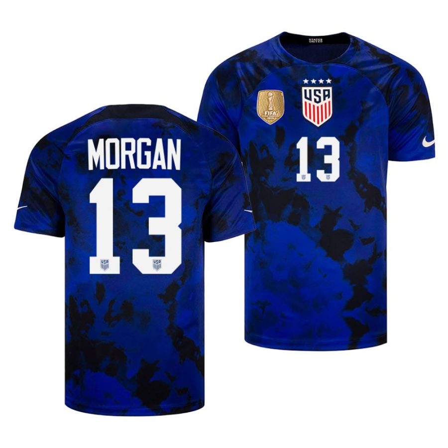 uswnt alex morgan blue fifa badge away jersey scaled