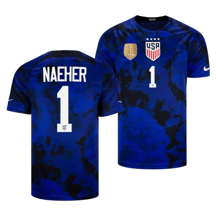 uswnt alyssa naeher blue fifa badge away jersey scaled