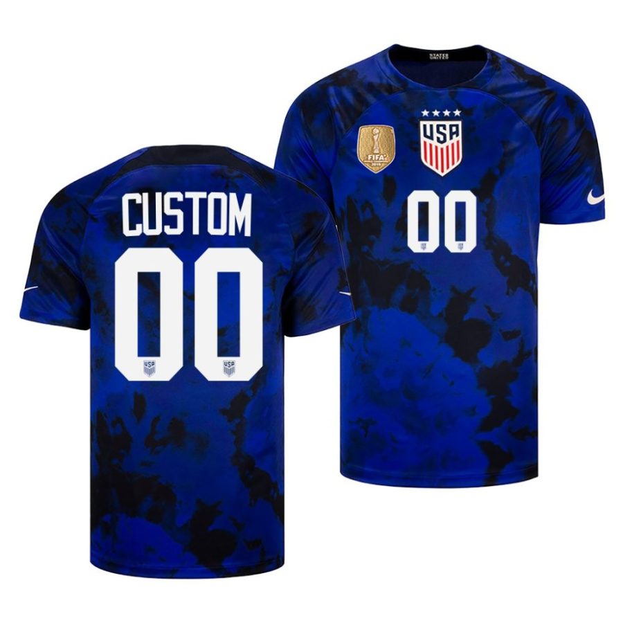 uswnt custom blue fifa badge away jersey scaled