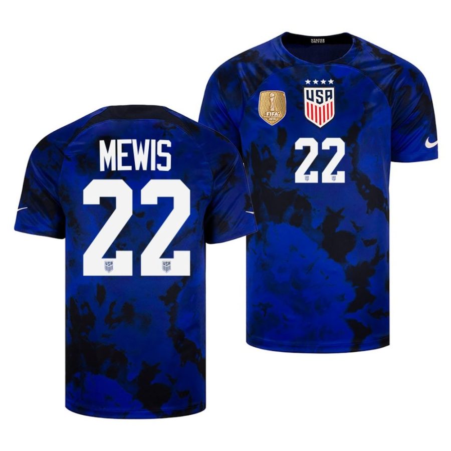 uswnt kristie mewis blue fifa badge away jersey scaled