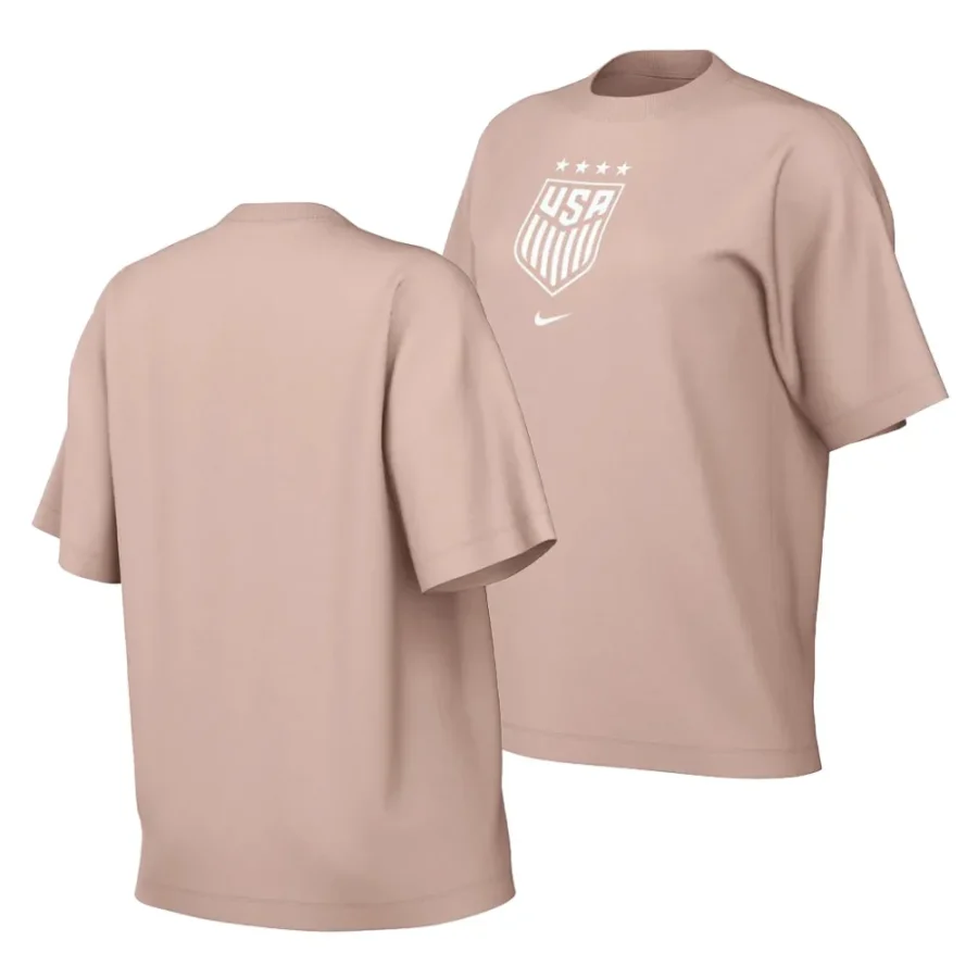 uswnt tan crest women t shirt scaled