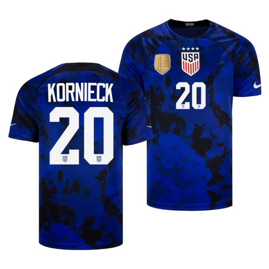 uswnt taylor kornieck blue fifa badge away jersey scaled