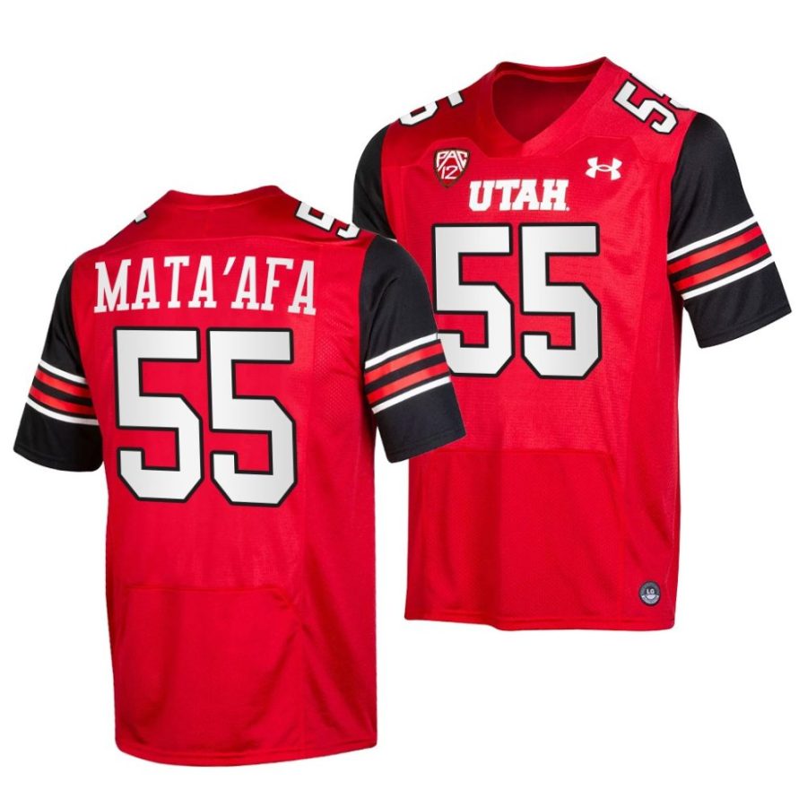 utah utes andrew mata'afa red college football jersey scaled