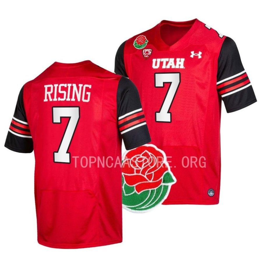 utah utes cameron rising red 2023 rose bowl college football jersey scaled