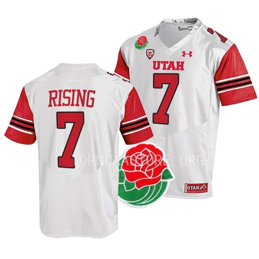 utah utes cameron rising white 2023 rose bowl college football jersey scaled