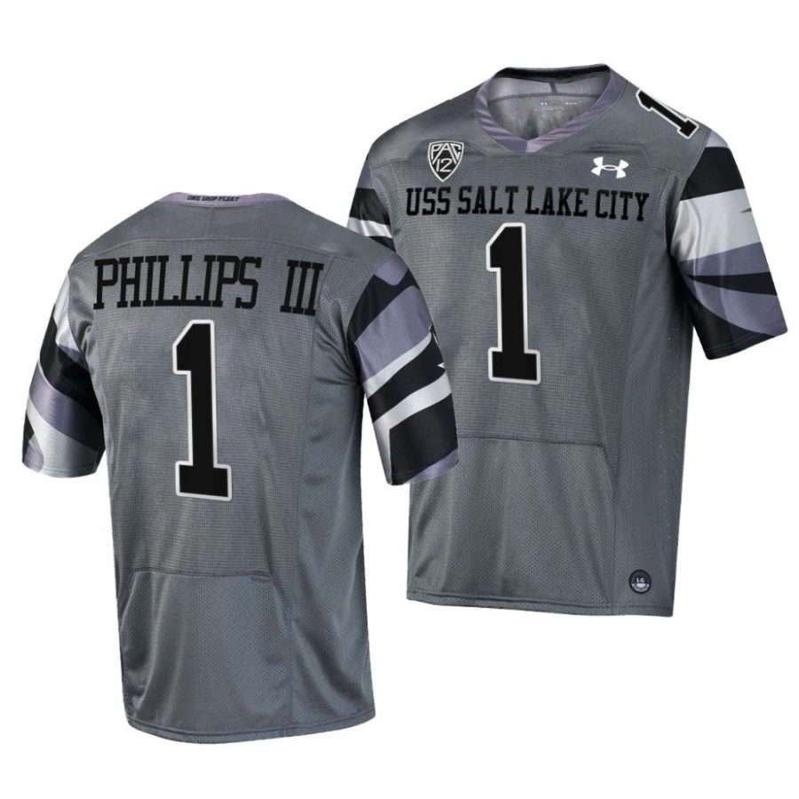 utah utes clark phillips iii grey uss salt lake city football jersey scaled