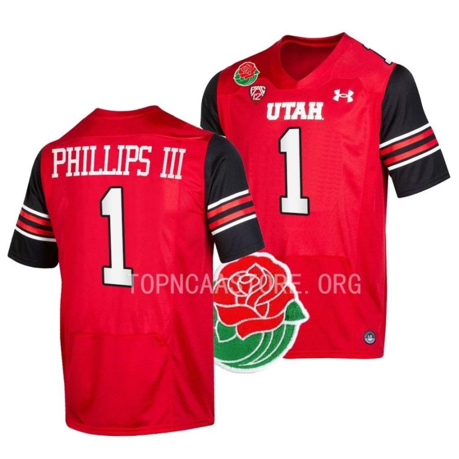 utah utes clark phillips iii red 2023 rose bowl college football jersey scaled