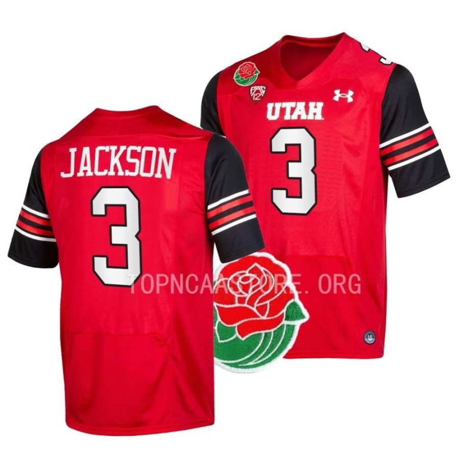 utah utes ja'quinden jackson red 2023 rose bowl college football jersey scaled