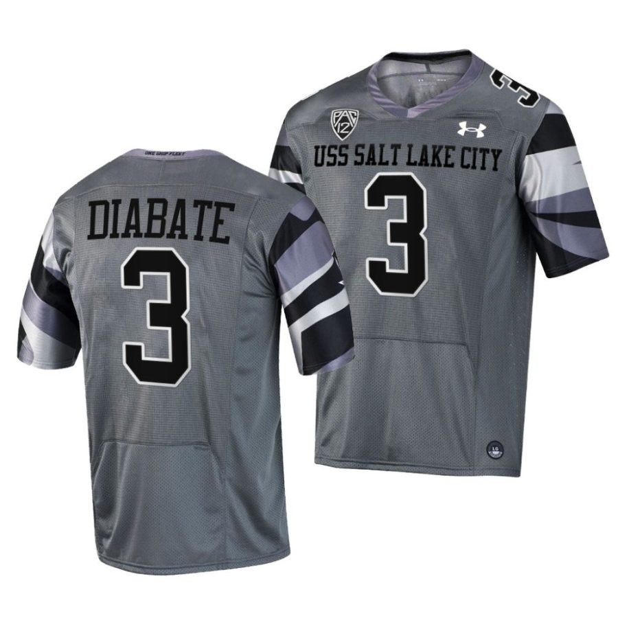 utah utes mohamoud diabate grey uss salt lake city football jersey scaled