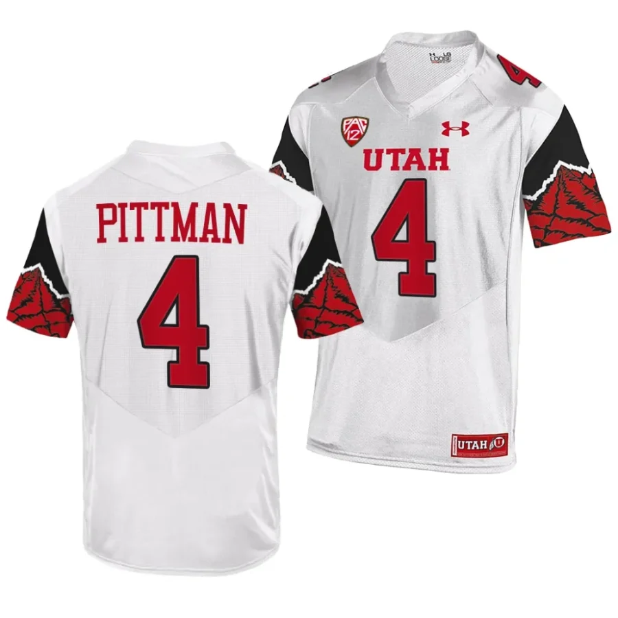 utah utes mycah pittman white college football premier jersey scaled