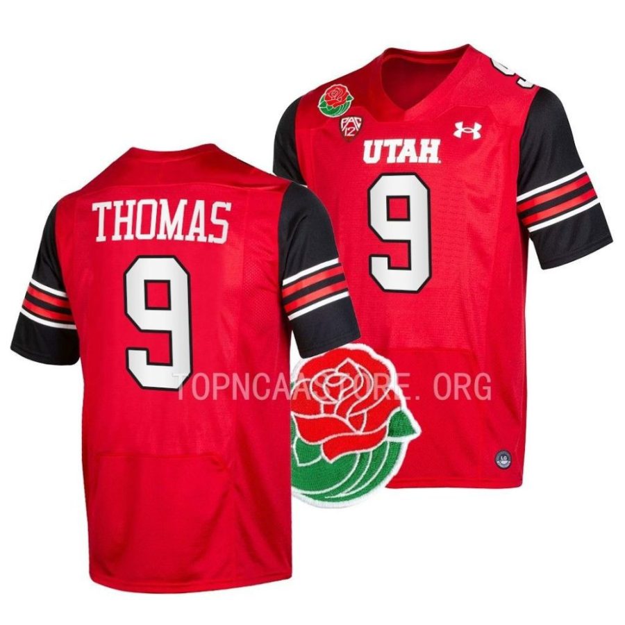 utah utes tavion thomas red 2023 rose bowl college football jersey scaled