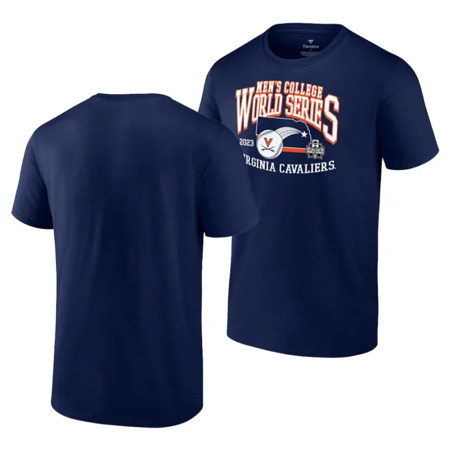 virginia cavaliers navy 2023 men's baseball college world series men t shirt scaled