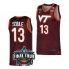 virginia tech hokies taylor soule 2023 ncaa march madness final four maroon jersey scaled