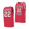 warren washington red replica basketball jersey scaled