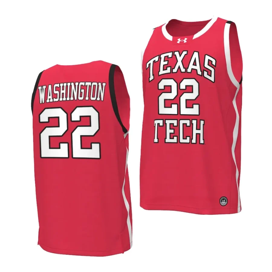 warren washington red replica basketball jersey scaled