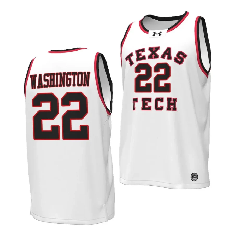 warren washington texas tech red raiders whitethrowback basketball replicamen jersey scaled