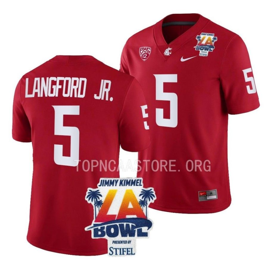 washington state cougars derrick langford jr. crimson 2022 la bowl college football jersey scaled