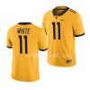 west virginia mountaineers kevin white gold alternate game football jersey scaled