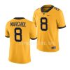 west virginia mountaineers nicco marchiol gold alternate game football jersey scaled