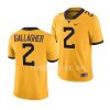west virginia mountaineers rodney gallagher gold alternate game football jersey scaled