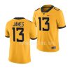 west virginia mountaineers sam james gold alternate game football jersey scaled