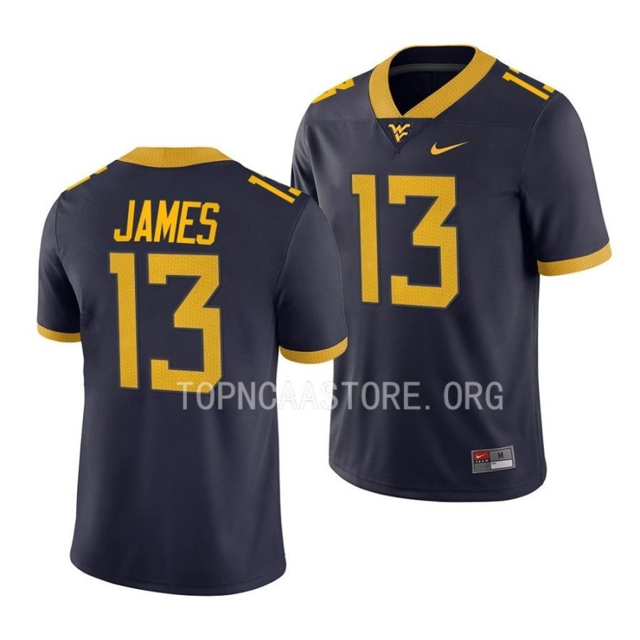 west virginia mountaineers sam james navy college football game jersey scaled