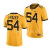west virginia mountaineers zach frazier gold alternate game football jersey scaled