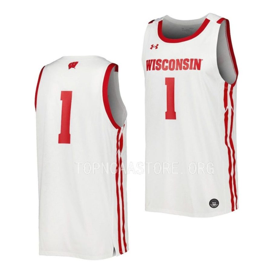 white replica basketball wisconsin badgers jersey scaled