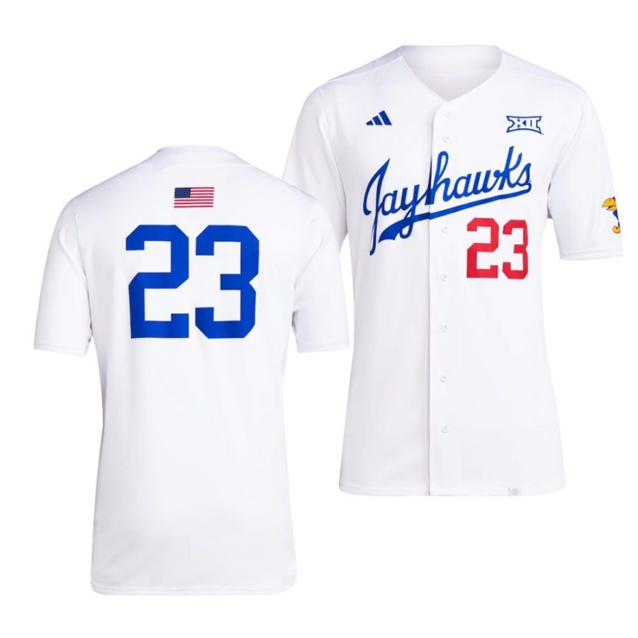 white team baseball kansas jayhawks jersey scaled