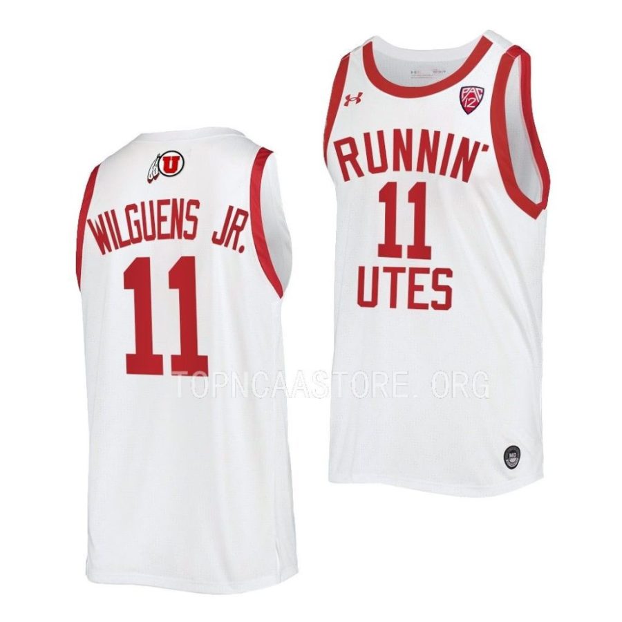 wilguens wilguens jr. utah utes throwback 2022 23 replica basketball jersey scaled