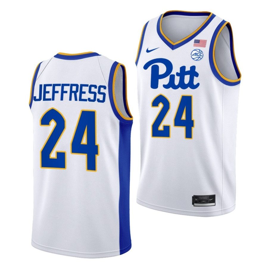 william jeffress pitt panthers 2022 23college basketball homewhite jersey scaled