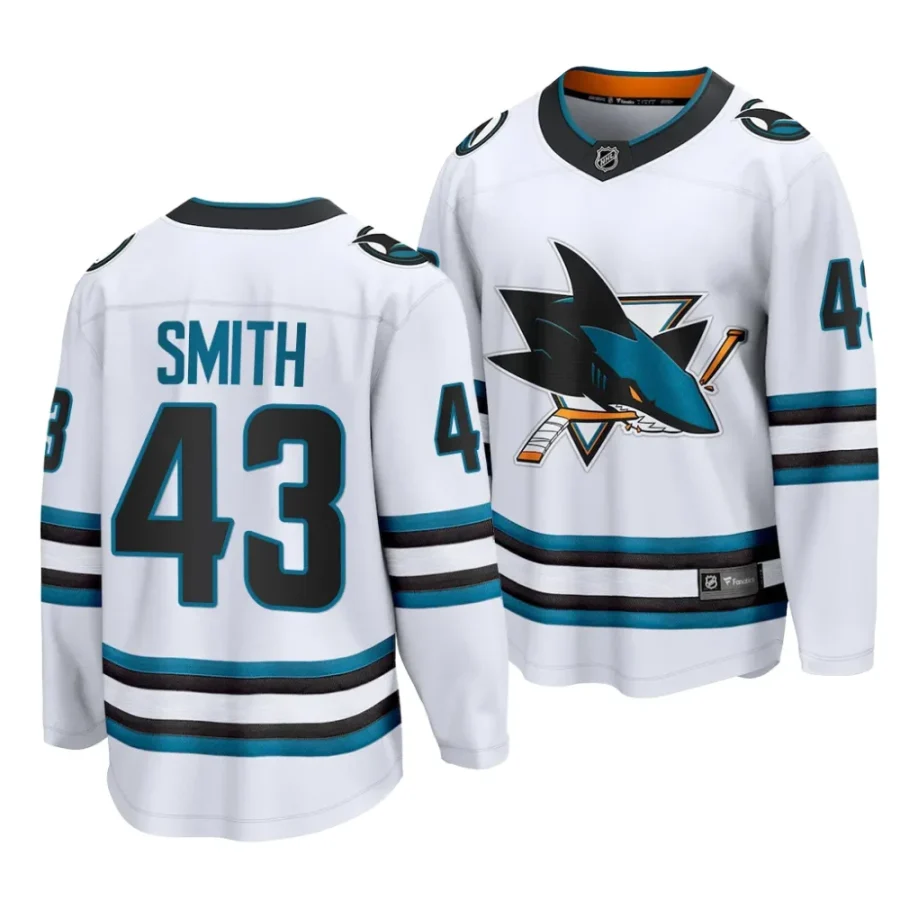 william smith sharks 2023 nhl draft white away men jersey scaled
