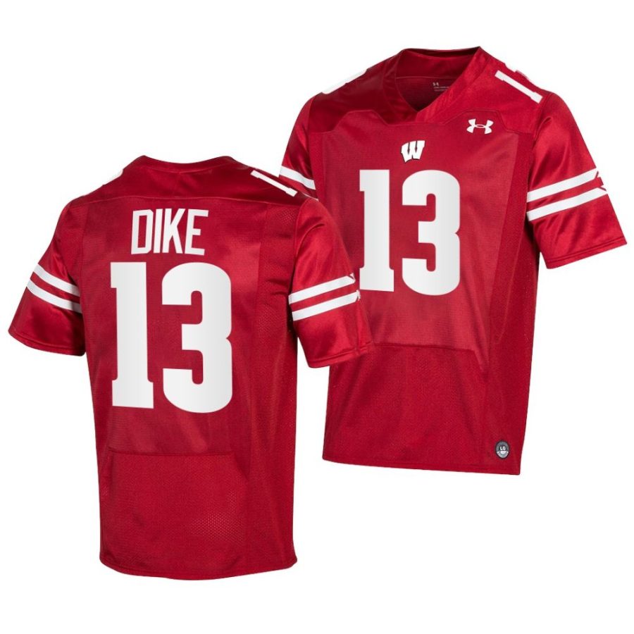 wisconsin badgers chimere dike red pick a player nil replica jersey scaled