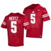 wisconsin badgers graham mertz red pick a player nil replica jersey scaled