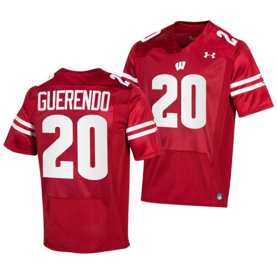 wisconsin badgers isaac guerendo red pick a player nil replica jersey scaled
